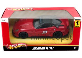 Hot Wheels X5536 Ferrari 599 XX 3 1 43 Diecast Red