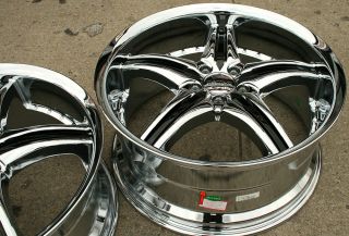 730 20 Chrome Rims Wheels 350Z Staggered 20 x 8 5 9 5 5H 35