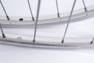 Vintage Ukai 27” Alloy Road Bike Wheels w Shimano Hubs