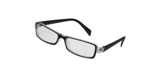 Plastic Full Rim Plain Eyeglasses Plano Glasses Black Clear for