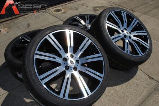 BLACK MACHINED FACE STOMER WHEELS + NEXEN 275/40/20 TIRES PACKAGES