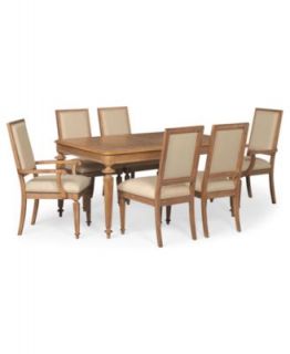 Dune Road Dining Room Furniture, 7 Piece Set (Table, 4 Side Chairs and