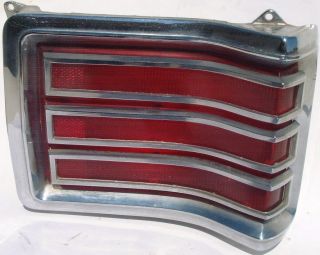 This is an original passengers side taillight for a 1966 Satellite