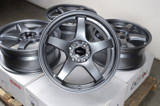 Gun Metal Wheels Celica Neon Camry Fusion Mazda 3 6 5 Lug Rims