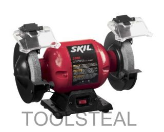 Skil 3380 01 6 Bench Grinder with Light with Warranty