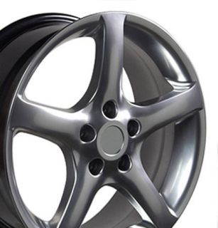 17 Altima Hyper Black Wheels Set of 4 Rims Fit Nissan 300zx Maxima