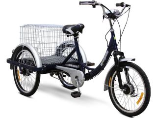 EW 54 Electric Trike Tricycle Bike 3 Wheel Bicycle Red