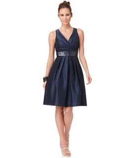 JS Boutique Dress, Sleeveless Embellished Waist   Womens Dresses