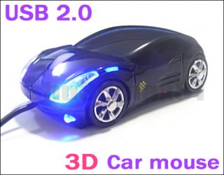 USB Car Shape 3D Optical mouse Mice for PC laptop s626 Features