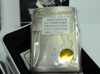 Transformer Zippo Lighters Movie Optimus Prime Bumble Bee Japan Robot
