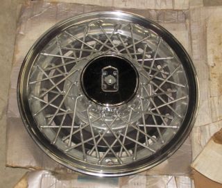 You are bidding on an NOS Spoked 15 Hubcap for a 1984 Oldsmobile