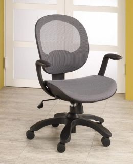 Adjustable Height and Back Gray Mesh Office Chair by Coaster 800057G