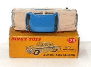 Dinky Toys 176 Austin A105 Cream Blue Roof Reg WHS NMIB