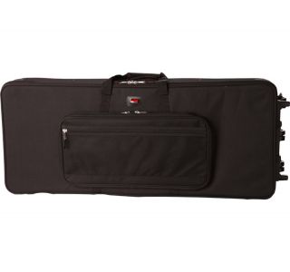 88 XL NEW LIGHTWEIGHT KEYBOARD CASE EXTRA LONG FOR 88 NOTES W/ WHEELS
