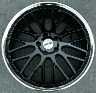 Petrol Vengeance 20 Black Rims Wheels Acura TL TSX