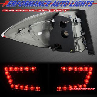 08 10 Toyota Highlander CCFL Halo Projector Headlights Chrome LED Tail
