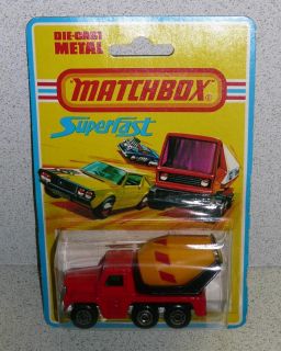 Vintage Matchbox Superfast Wheels Cement Truck 19 MOC 1976