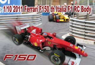 10 2011 F1 Ferrari F150 RC Body F104 Car for Alonso