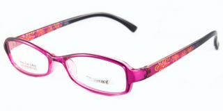 Female Memory Plastic TR 90 105 Eyewear Full Rim Oval Eyeglasses Red