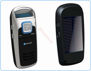 Solar Bluetooth Car Kit Speaker Headset Number Screen for Universal