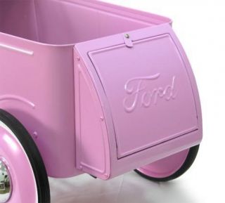 1932 32 Pink Ford Coupe Roadster Pedal Car Free SHIP