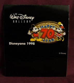 WDW 1998 Disneyana Convention Disney Gallery Mickey Minnie Mouse Le