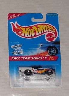 Hot Wheels 1995 Mattel Race Team Series II 3 of 4 Cars 57 Chevy