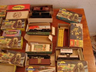 Large Lot Vintage Train Set Kits Parts Track H O Scale