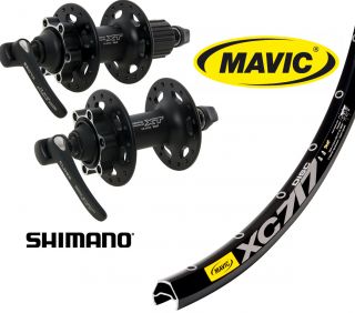 Mavic XC717 Rim Shimano XT M765 Black Hub Mountain Bike Wheels Front