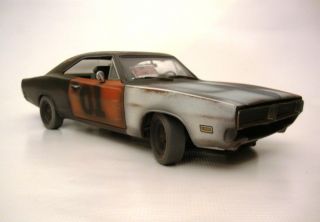 General Lee Project Car Dukes of Hazzard 1969 Charger Weathered Parts