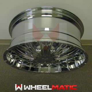 of 4 New 24 5x127 135 Player Limited L999 Chrome Wheels Rims