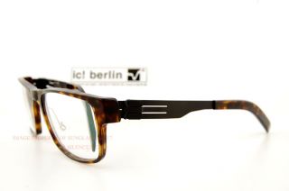 Brand New ic berlin Eyeglasses Frames Model wissam Color havana/black