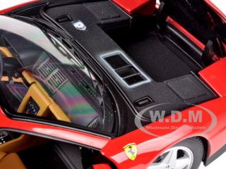 Brand new 118 scale diecast model car of 1989 Ferrari 348 TB Red