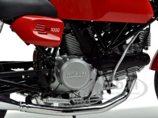 Ducati GT 1000 Red 1 12 Autoart Diecast Model