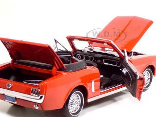 Brand new 118 scale diecast model of 1964 Ford Mustang Convertible
