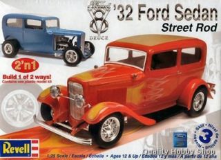 Revell 1 25 Scale 1932 Ford Sedan Street Rod Skill 3 Plastic Model Kit