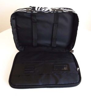17 Computer Laptop Briefcase Travel Luggage Bag Padded Case Black