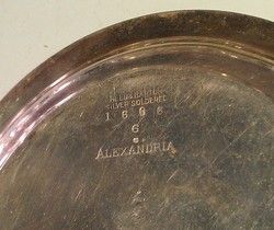 Alexandria Vintage Reed Barton Silver Soldered Dish