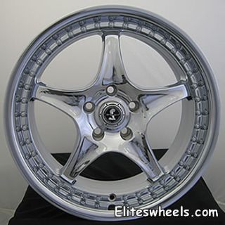 20x9 Chrome American Racing Shelby Shelby Type S1 Wheels 5x4.5 +40