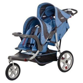 Instep AR224 Safari Inline Twin Swivel Double Baby Jogging Stroller