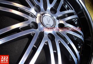 Velocity VW865A Rims 17 inch Wheels Lexus Honda Toyota