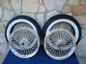 16X3.5 DNA MAMMOTH 52 SPOKE WHEEL SET FOR HARLEY TOURING DRESSERS