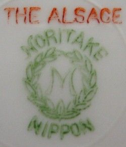 Noritake China The Alsace Pattern Bread Plate Trim Wear