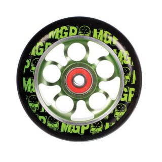 MGP Aero Core 100mm Kick Scooter Wheel w Bearings Green Madd Gear