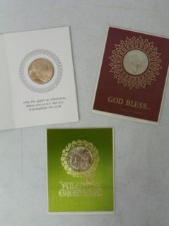 Franklin Mint Christmas Medals 1960s D205