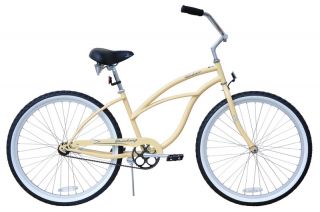 New 24 Beach Cruiser Bicycle Bike Urban Vanilla