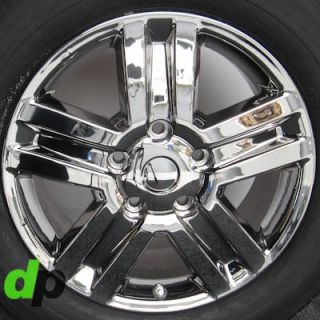 Sequoia Factory OEM Ecodriven Chrome Wheels Rims Dunlop Tires