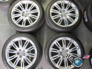 A8 Factory 20 Wheels Tires OEM Rims 265/40/20 Good Year F1 ASYmetric