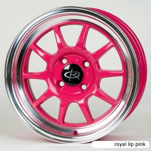 16 Rota Wheels Rims GT3 Pink Fit Miata XA XB Versa MR2