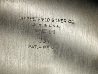 Sheffield Silverplated EPC Silent Butler Pan
